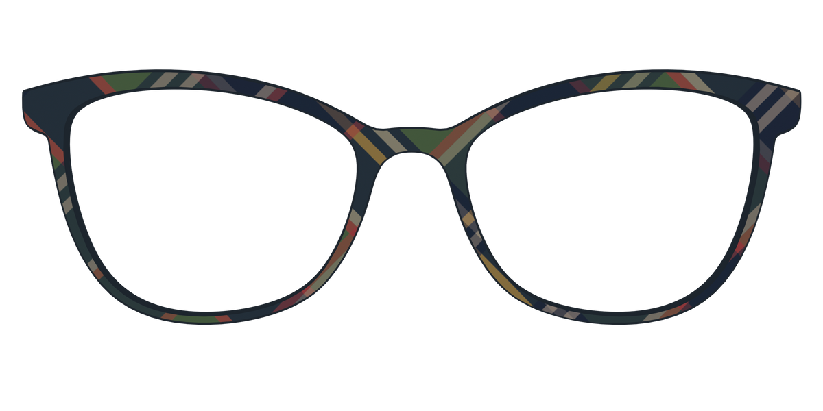 The Flannel Plaid - Front Top Image - Pair Eyewear