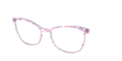 The Frightfully Fun Doodles Crystal - Angle Top Thumbnail - Pair Eyewear