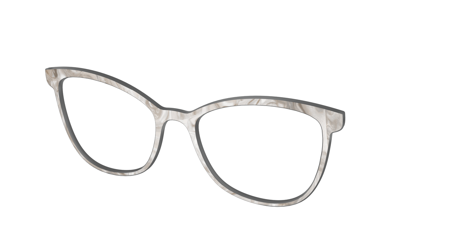 The Gray Marble - Angle Top Image - Pair Eyewear