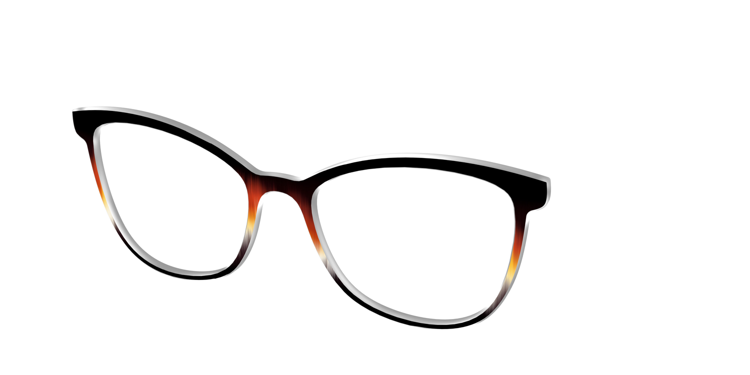 The Hallows' Eve Gradient - Angle Top Image - Pair Eyewear