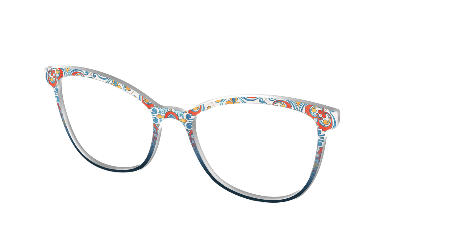 The Mediterranean Tile - Angle Top Image - Pair Eyewear