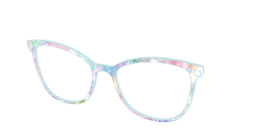 The Mermaid Bokeh with Bubble Glitter - Angle Top Thumbnail - Pair Eyewear