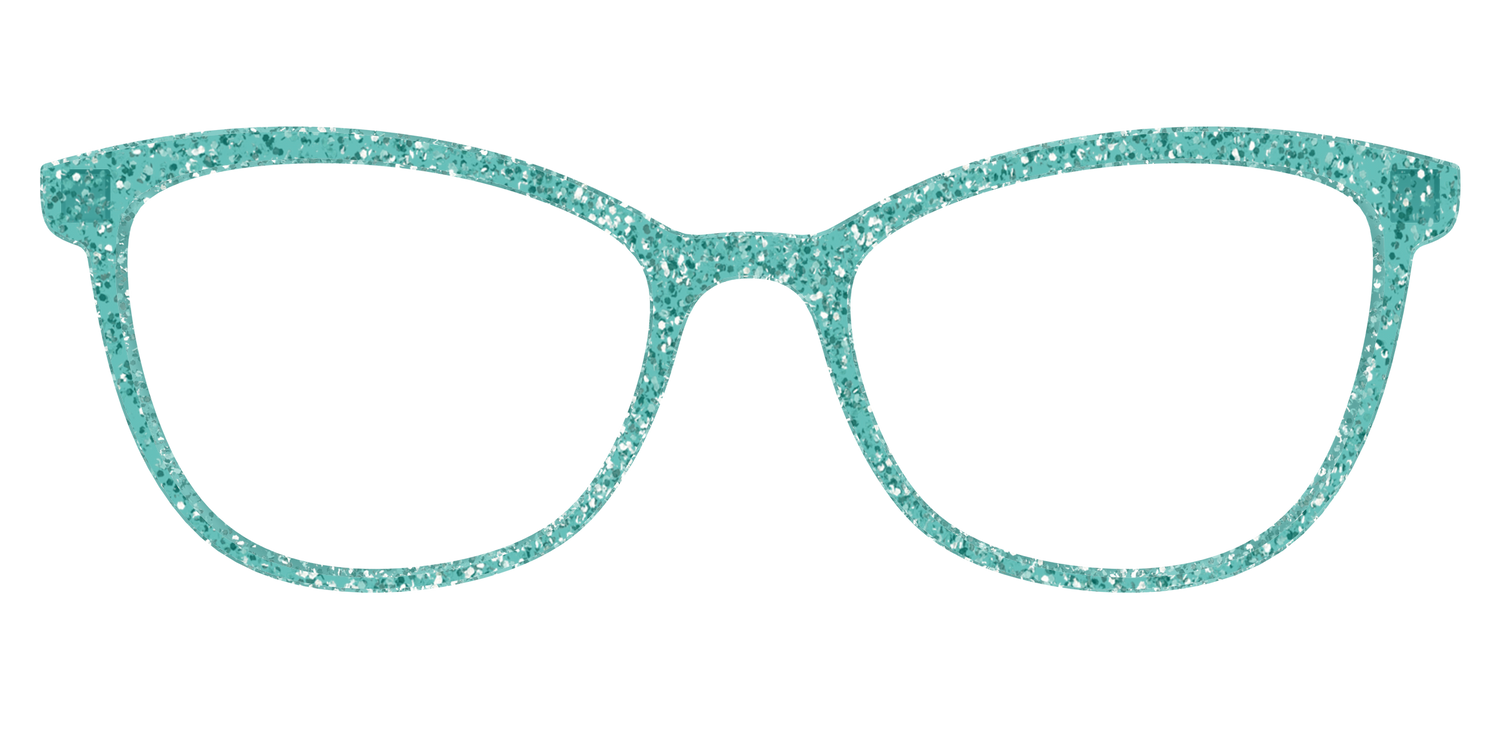 The Mint Sparkle - Front Top Image - Pair Eyewear