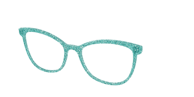 The Mint Sparkle - Angle Top Thumbnail - Pair Eyewear