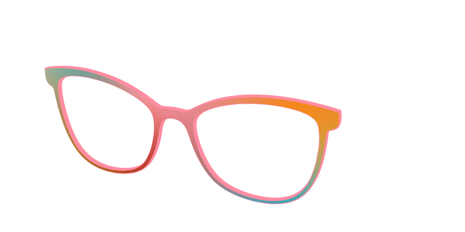 The Mirage Gradient - Angle Top Image - Pair Eyewear