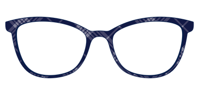 The Navy Twill Plaid - Front Top Thumbnail - Pair Eyewear