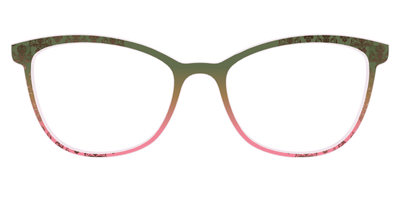 The Olive to Rose Trellis with Champagne Foil - Front Top Thumbnail - Pair Eyewear