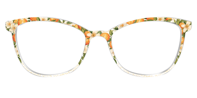 The Orange Blossom Glitter Crystal - Front Top Thumbnail - Pair Eyewear