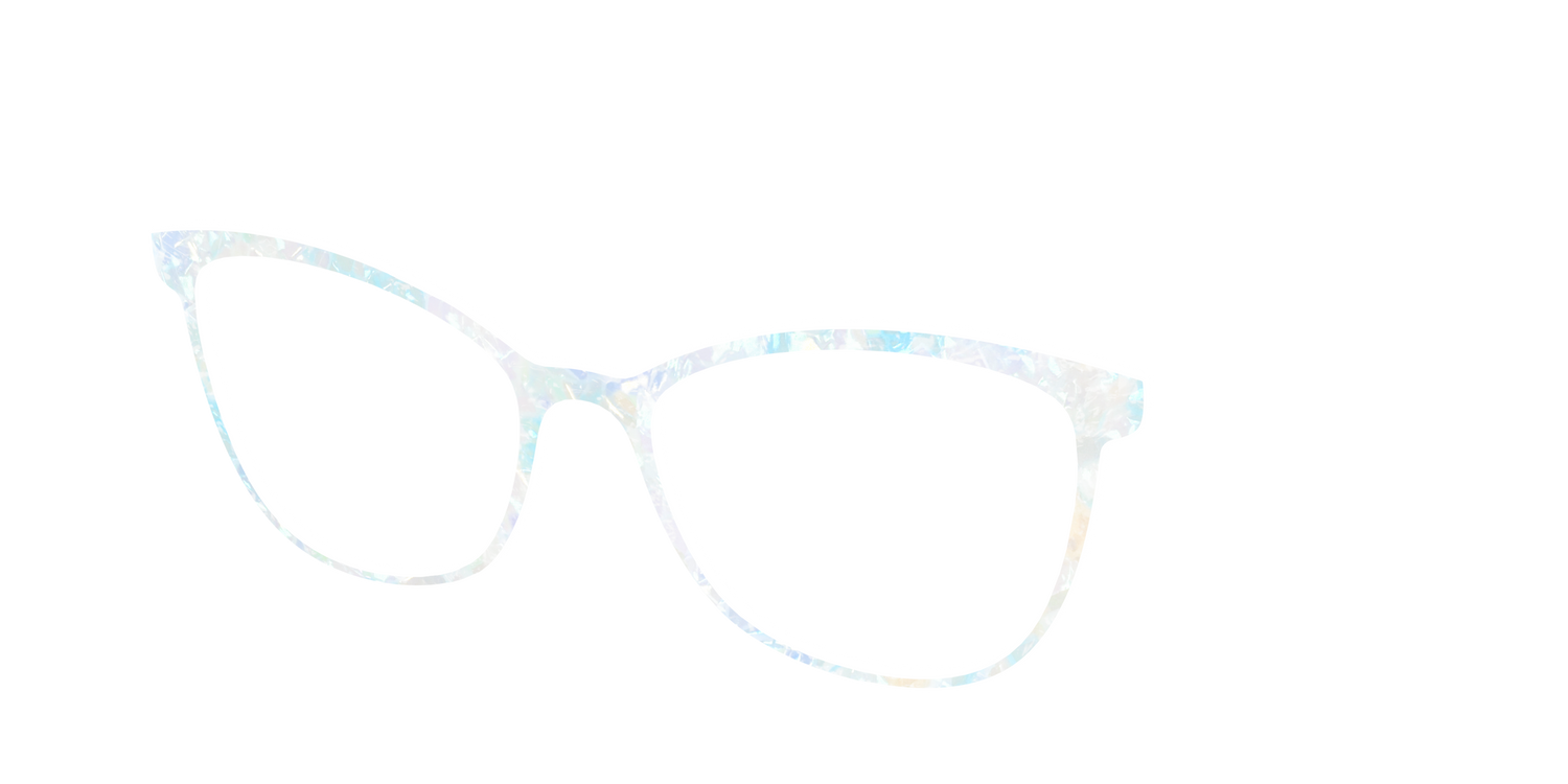 The Pearlescent Opal - Angle Top Image - Pair Eyewear