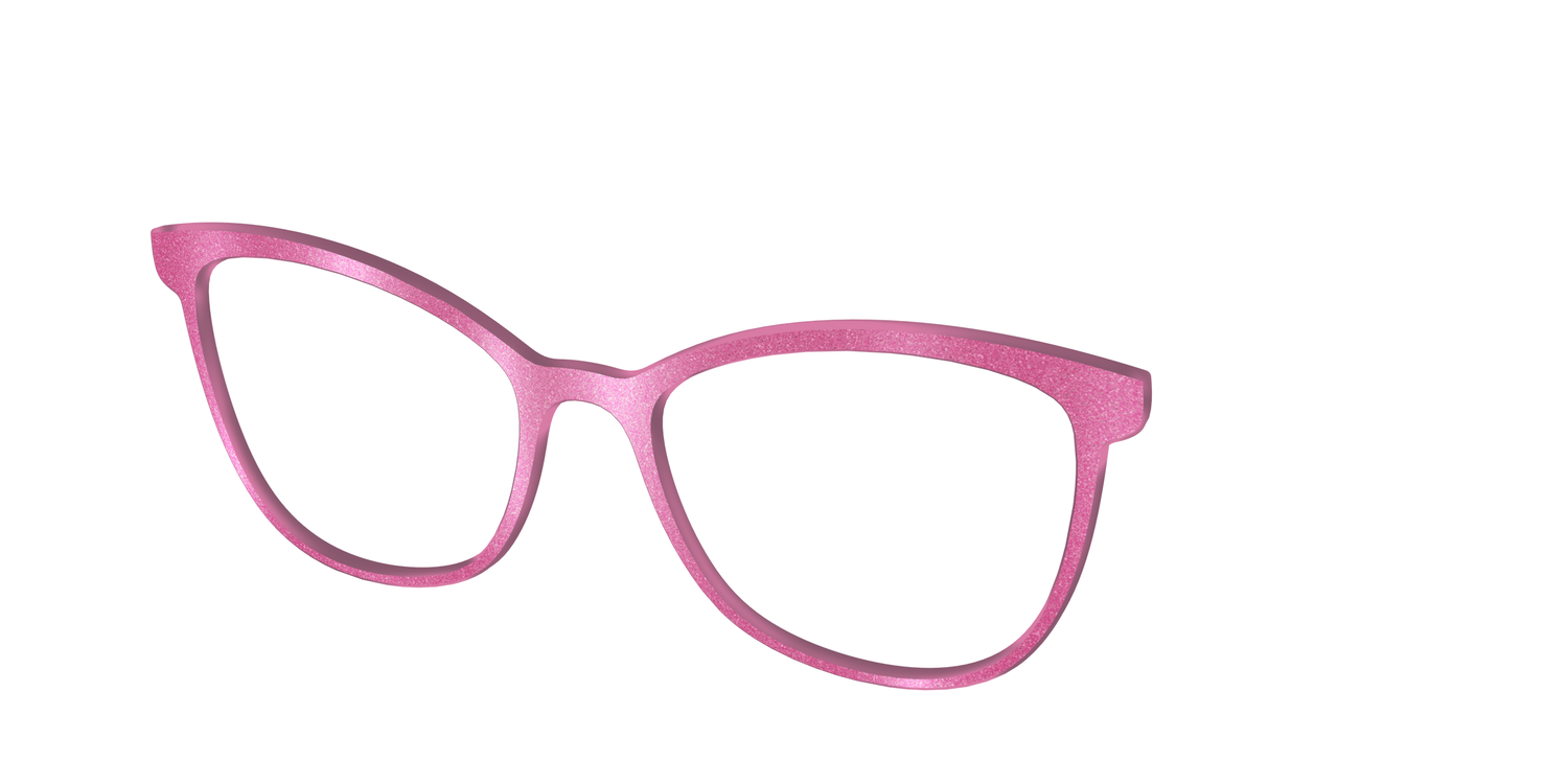 The Pink Shimmer - Angle Top Image - Pair Eyewear