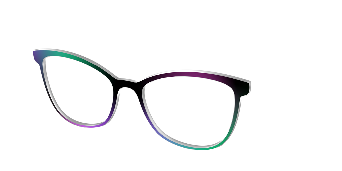 The Potion Gradient - Angle Top Image - Pair Eyewear