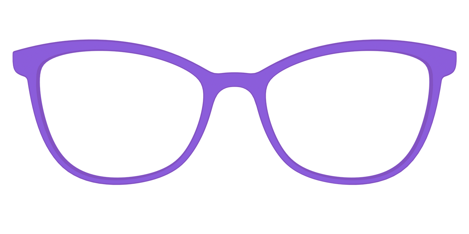 The Purple - Front Top Image - Pair Eyewear
