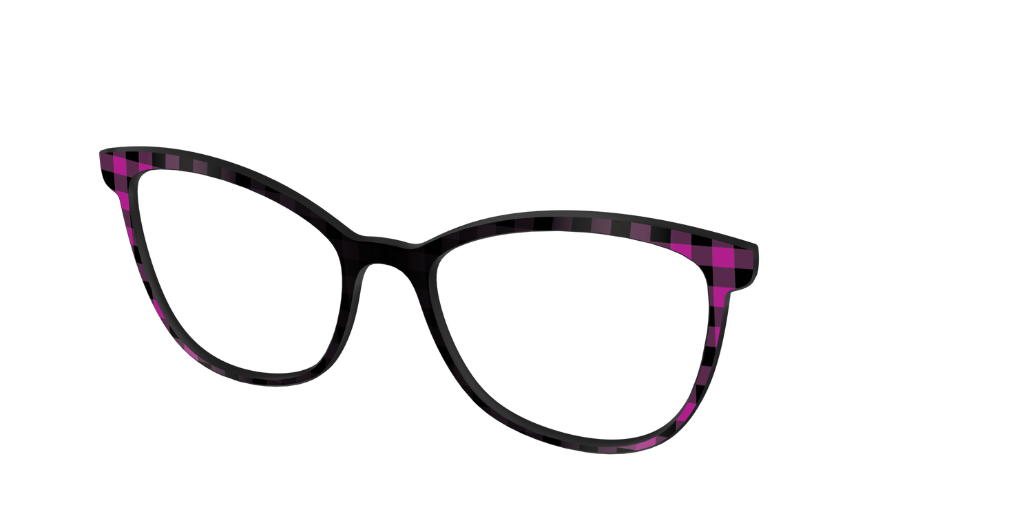 The Reimagined Plaid - Angle Top Image - Pair Eyewear