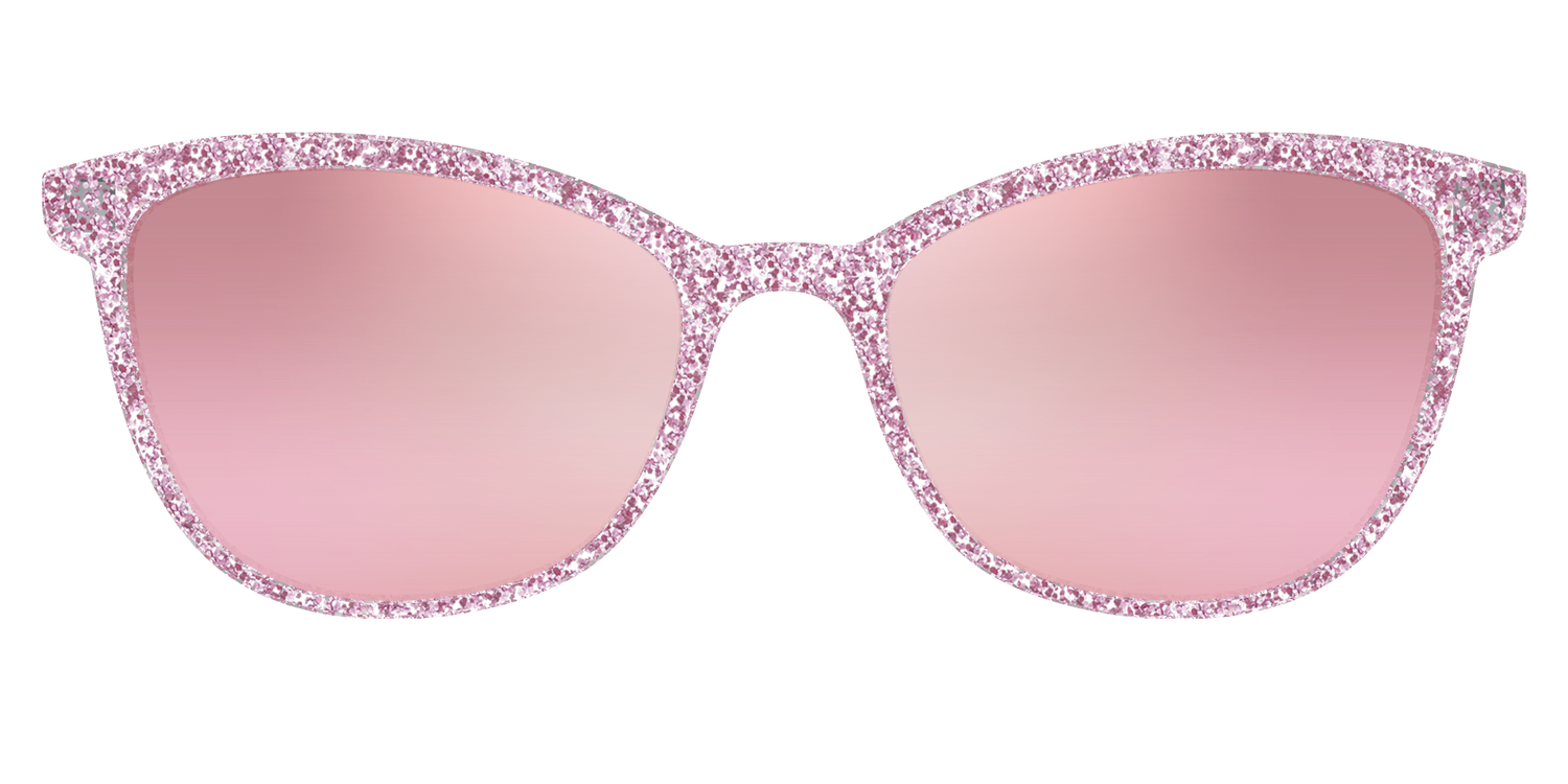 The Polarized Rose Gold Sparkle Sun Top