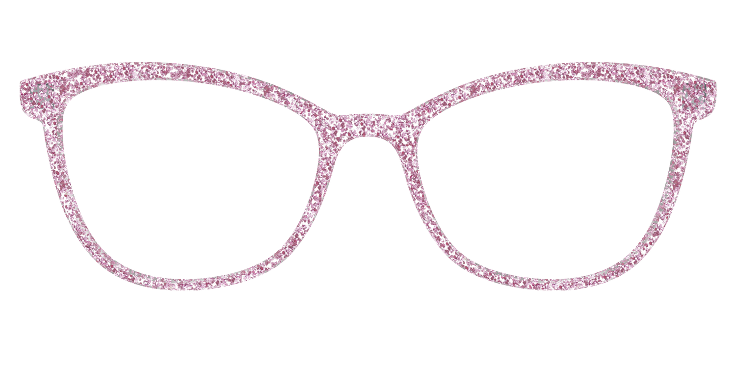The Rose Gold Sparkle - Front Top Image - Pair Eyewear
