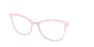 The Rose Quartz Pearl Marble - Angle Top Thumbnail - Pair Eyewear