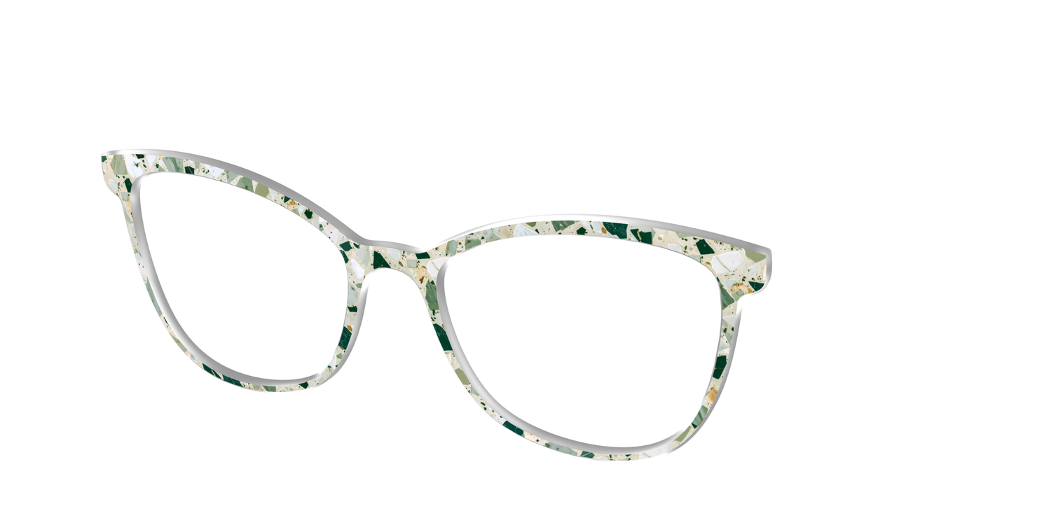 The Sage Terrazzo - Angle Top Image - Pair Eyewear