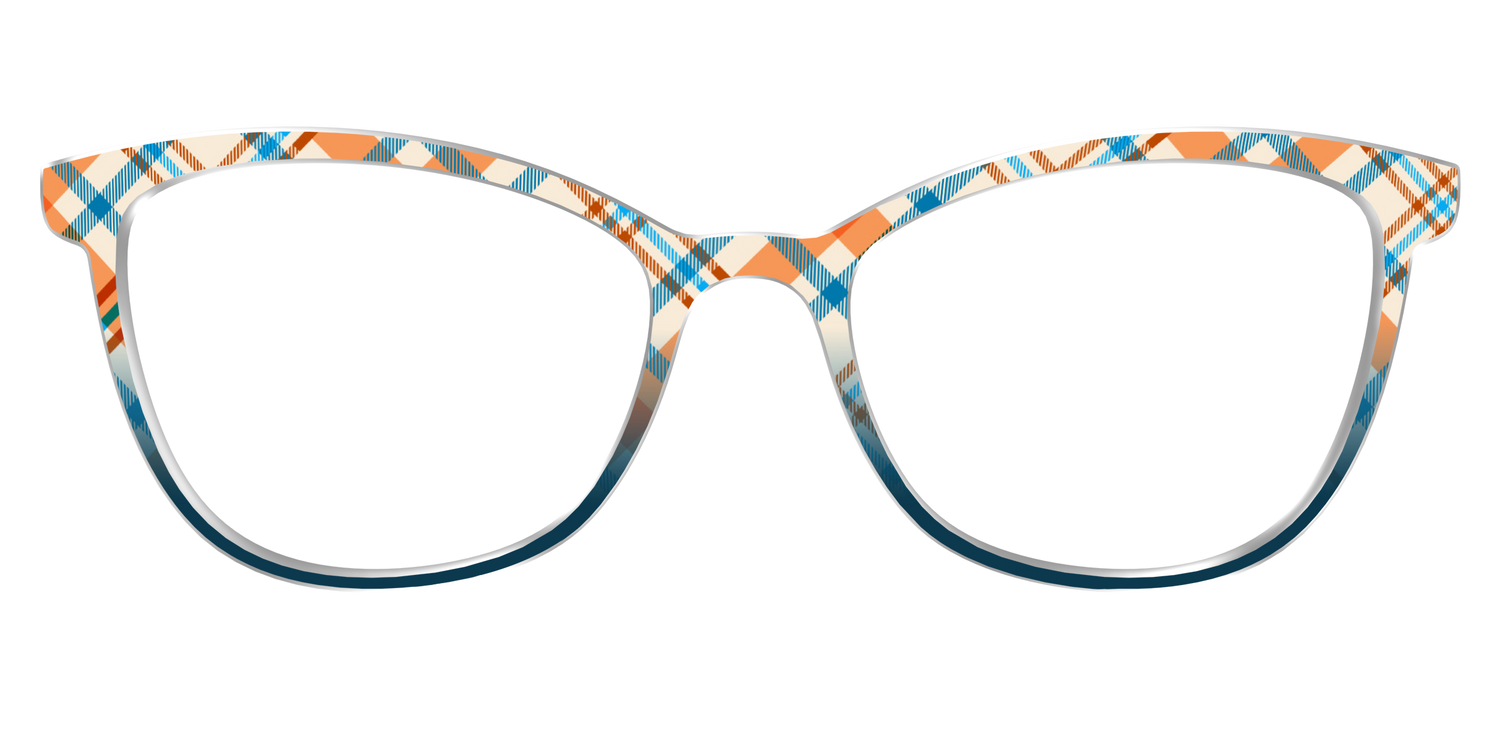 The Sailing Plaid - Front Top Image - Pair Eyewear