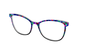The Space Invasion Marble - Angle Top Thumbnail - Pair Eyewear