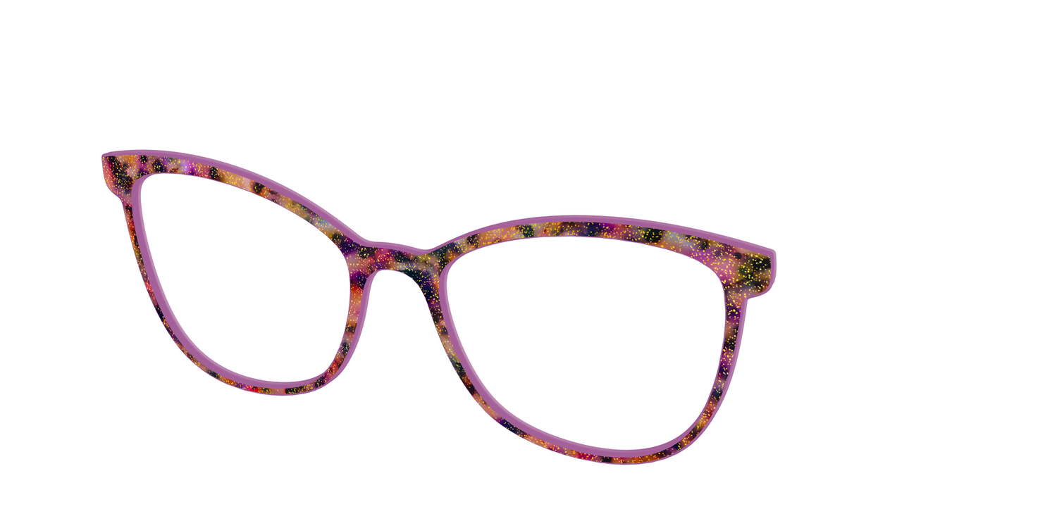 The Spooktacular Tortoise with Glitter - Angle Top Image - Pair Eyewear