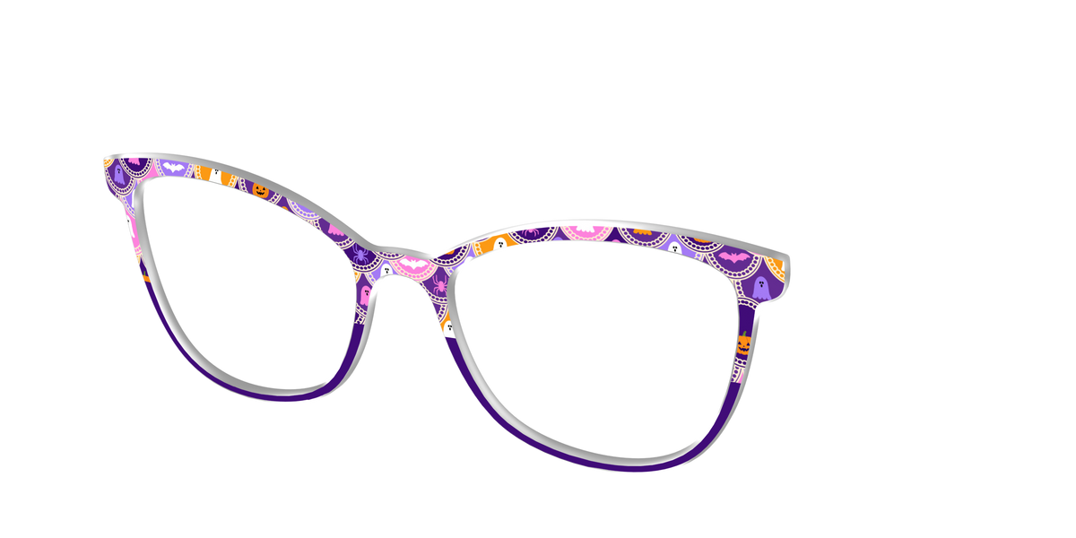 The Spooky Scallop Split - Angle Top Image - Pair Eyewear