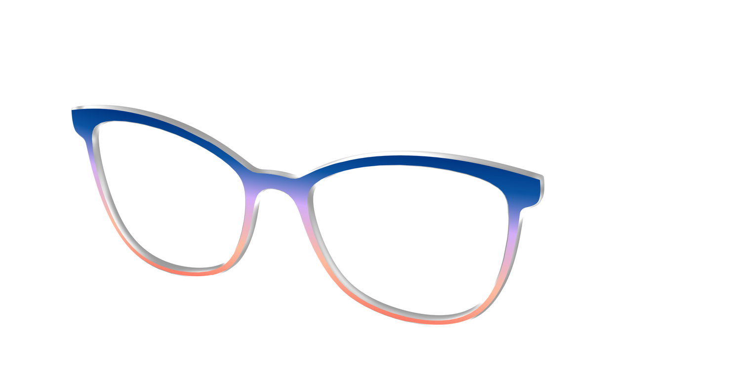 The Sundown Gradient - Angle Top Image - Pair Eyewear
