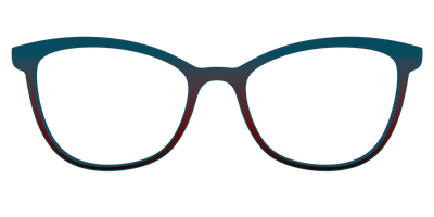 The Teal to Espresso Gradient - Front Top Thumbnail - Pair Eyewear