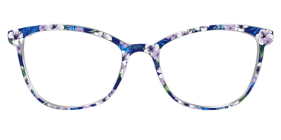 The Tropical Blue Blossoms - Front Top Thumbnail - Pair Eyewear