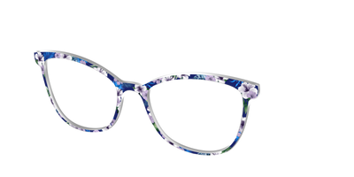 The Tropical Blue Blossoms - Angle Top Thumbnail - Pair Eyewear