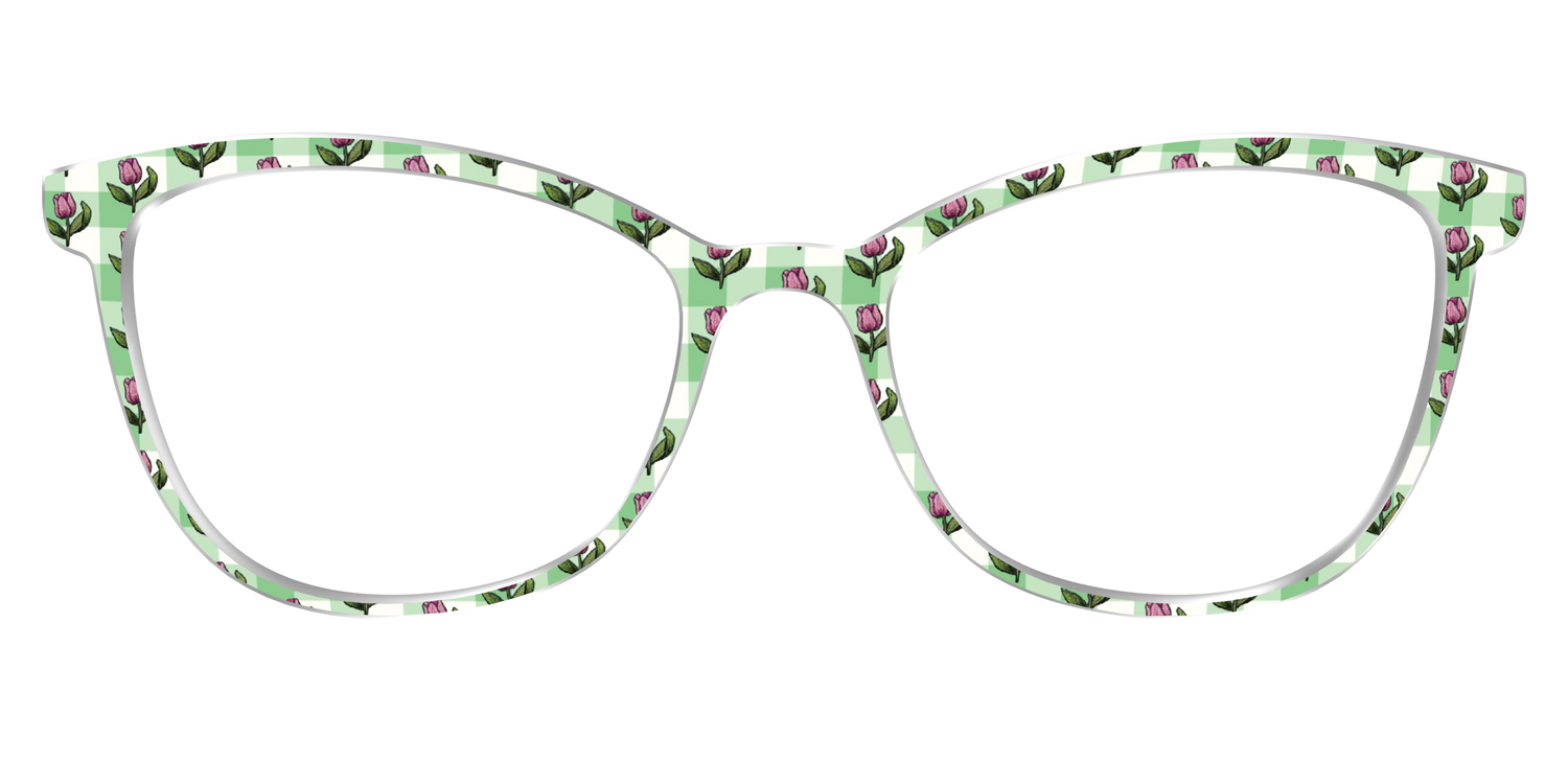 The Tulip Gingham - Front Top Image - Pair Eyewear