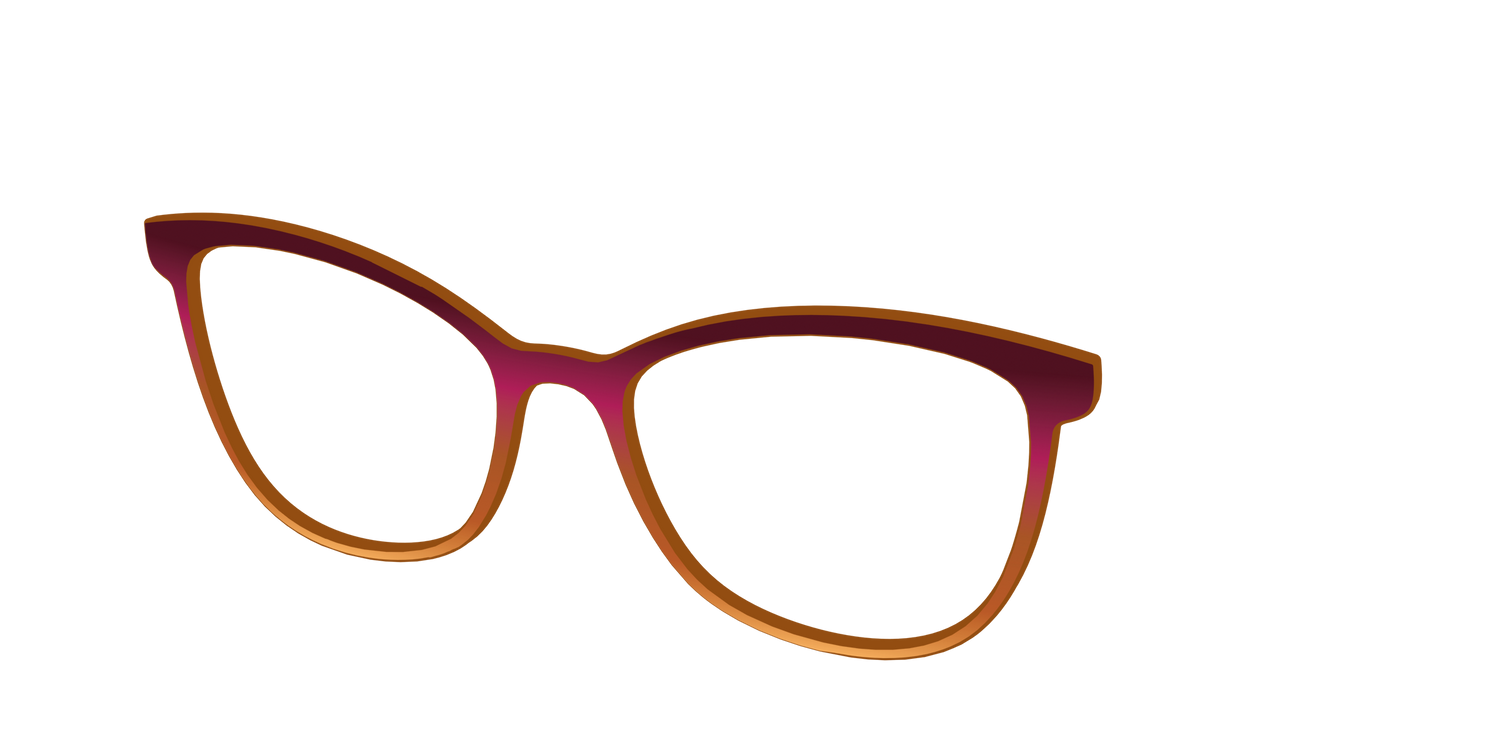 The Umber to Ochre Gradient - Angle Top Image - Pair Eyewear