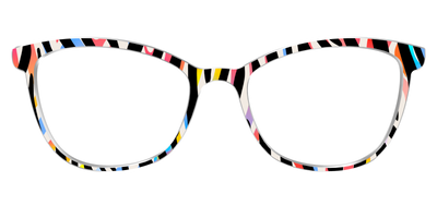 The Vivid Zebra Stripes - Front Top Thumbnail - Pair Eyewear