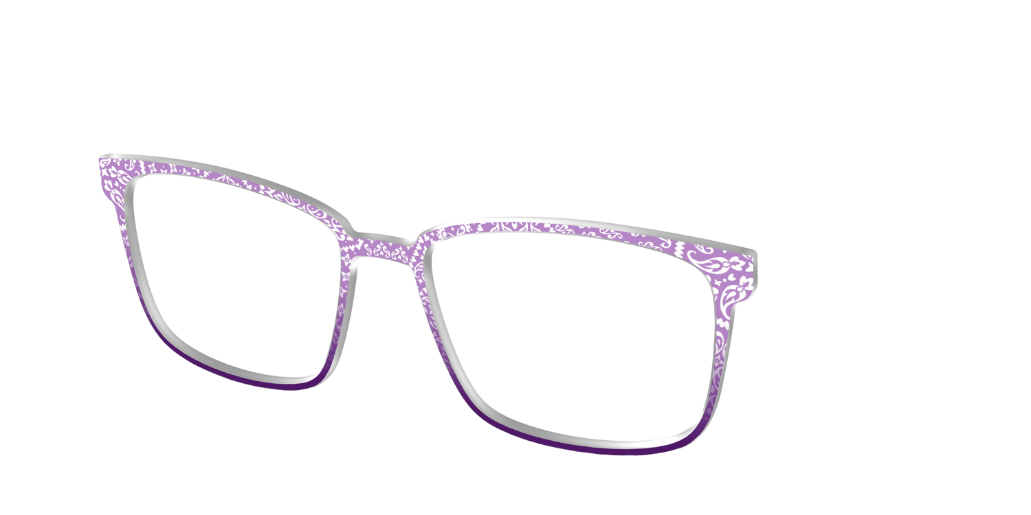 The Amethyst Patchwork - Angle Top Image - Pair Eyewear