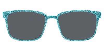The Polarized Aquamarine Sparkle Sun Top - Front Top Thumbnail - Pair Eyewear
