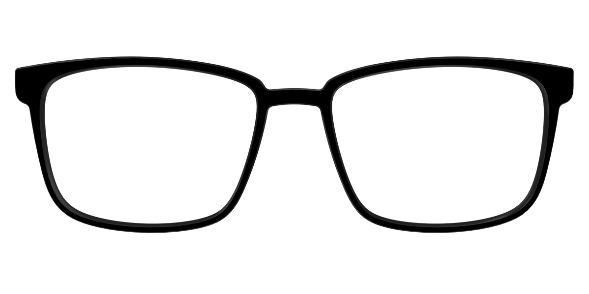 The Black - Front Top Image - Pair Eyewear