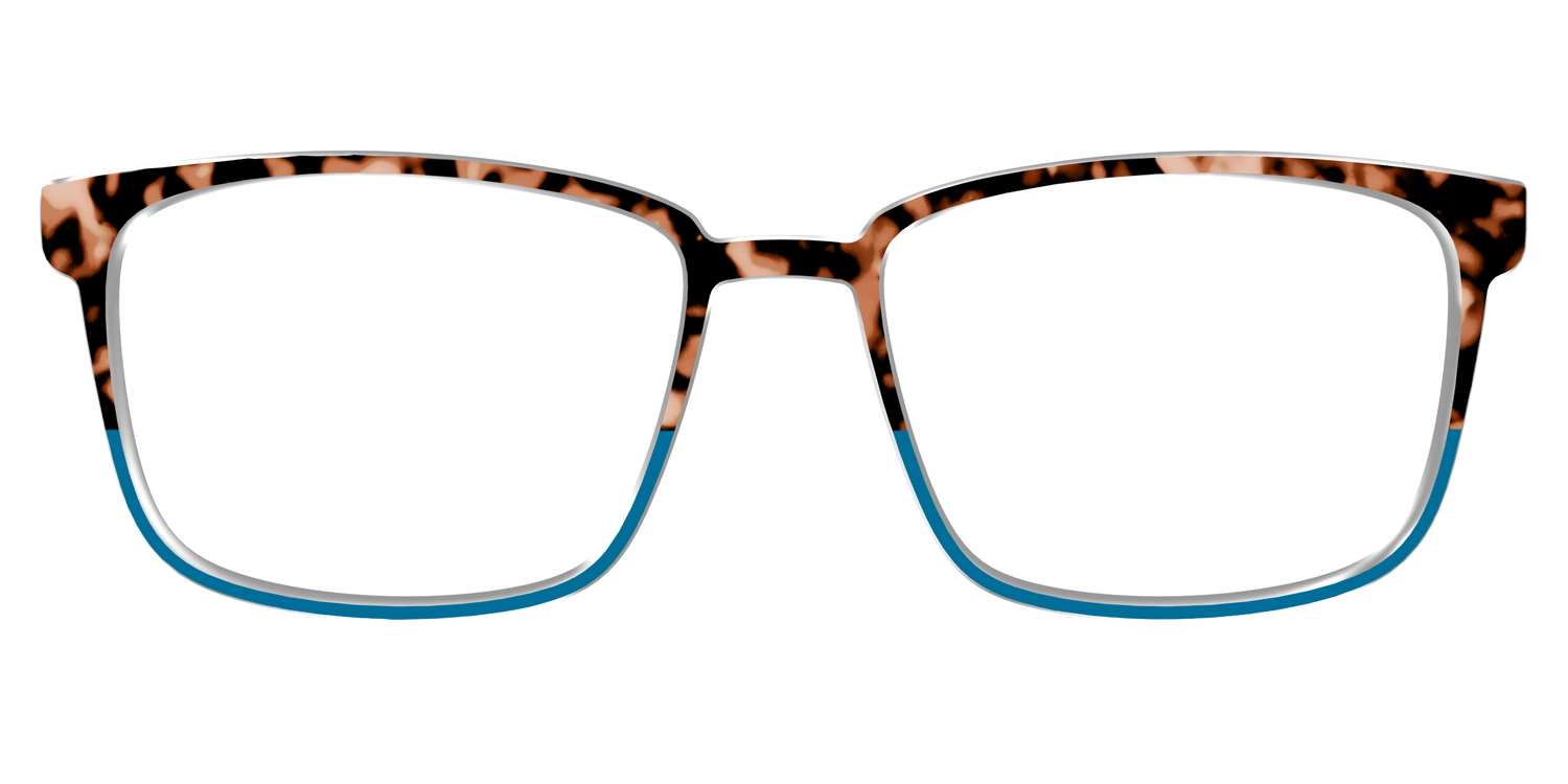 The Bondi Blue Tortoise Split - Front Top Image - Pair Eyewear