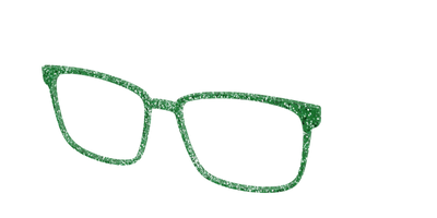 The Emerald Sparkle - Angle Top Thumbnail - Pair Eyewear