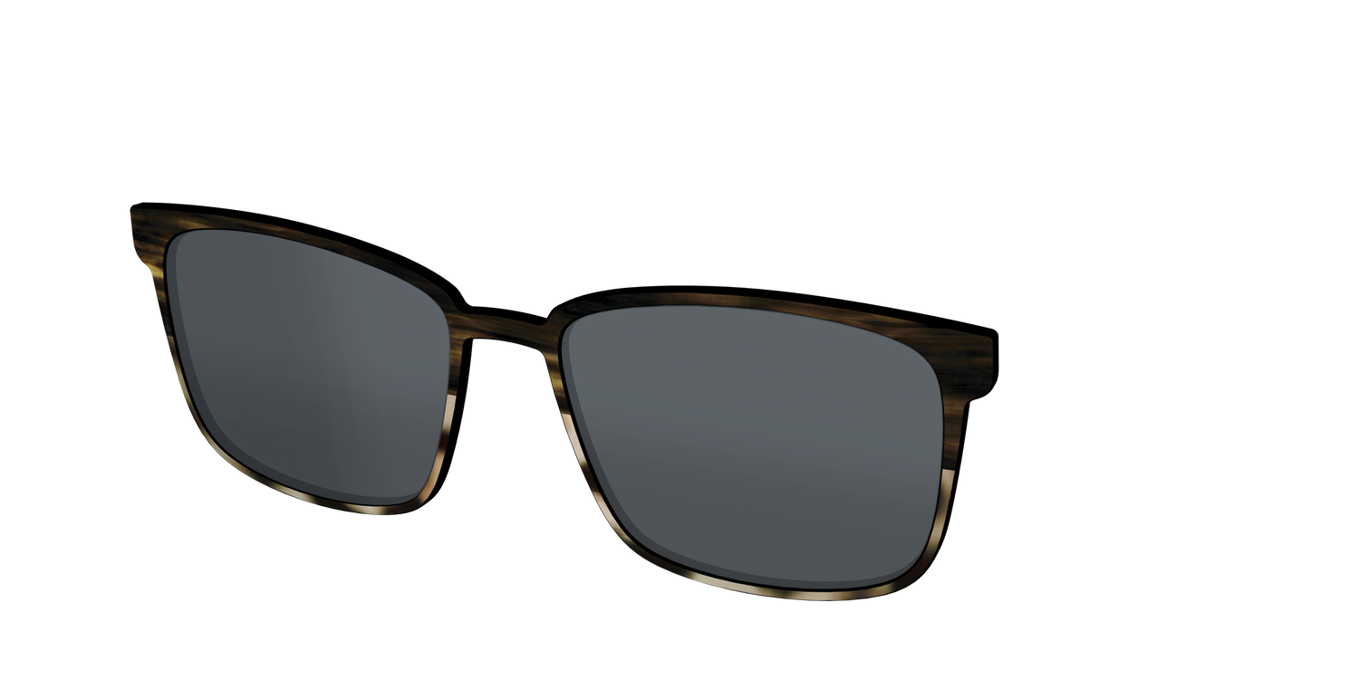 The Polarized Horn Tortoise Sun Top - Angle Top Image - Pair Eyewear