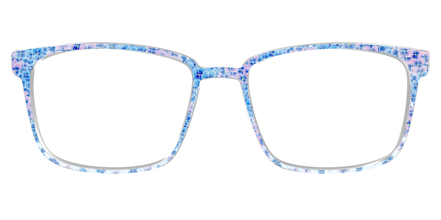 The Hydrangea Confetti Crystal with Gold Foil - Front Top Image - Pair Eyewear