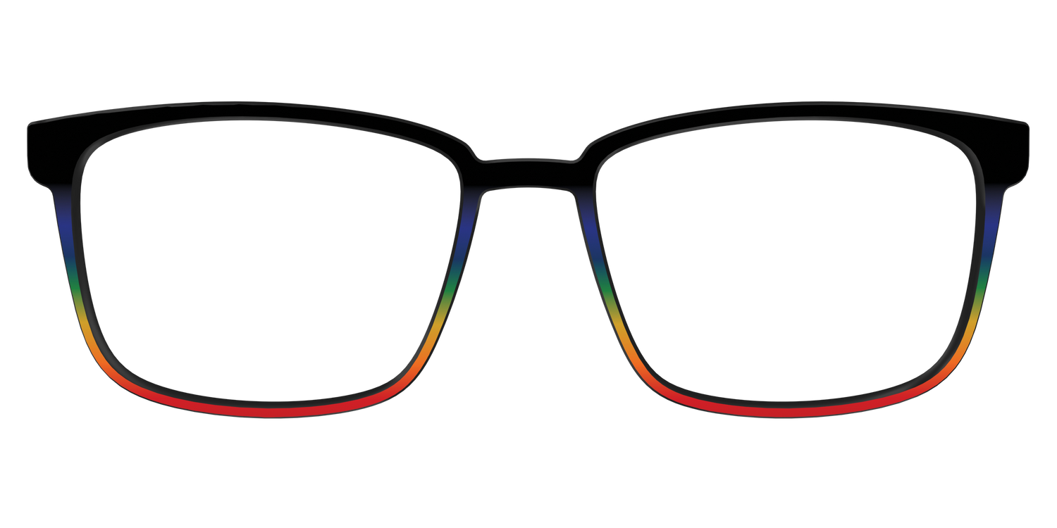 The Love Wins Gradient - Front Top Image - Pair Eyewear