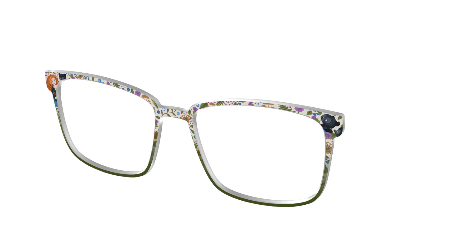 Merida's Brave and Bold Floral - Angle Top Image - Pair Eyewear