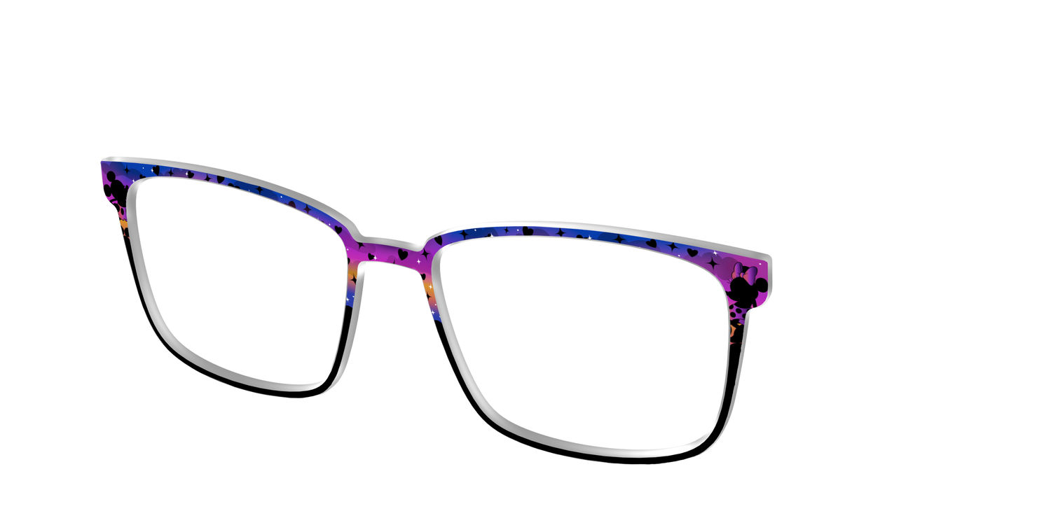 The Mickey & Minnie Shadow Play - Angle Top Image - Pair Eyewear