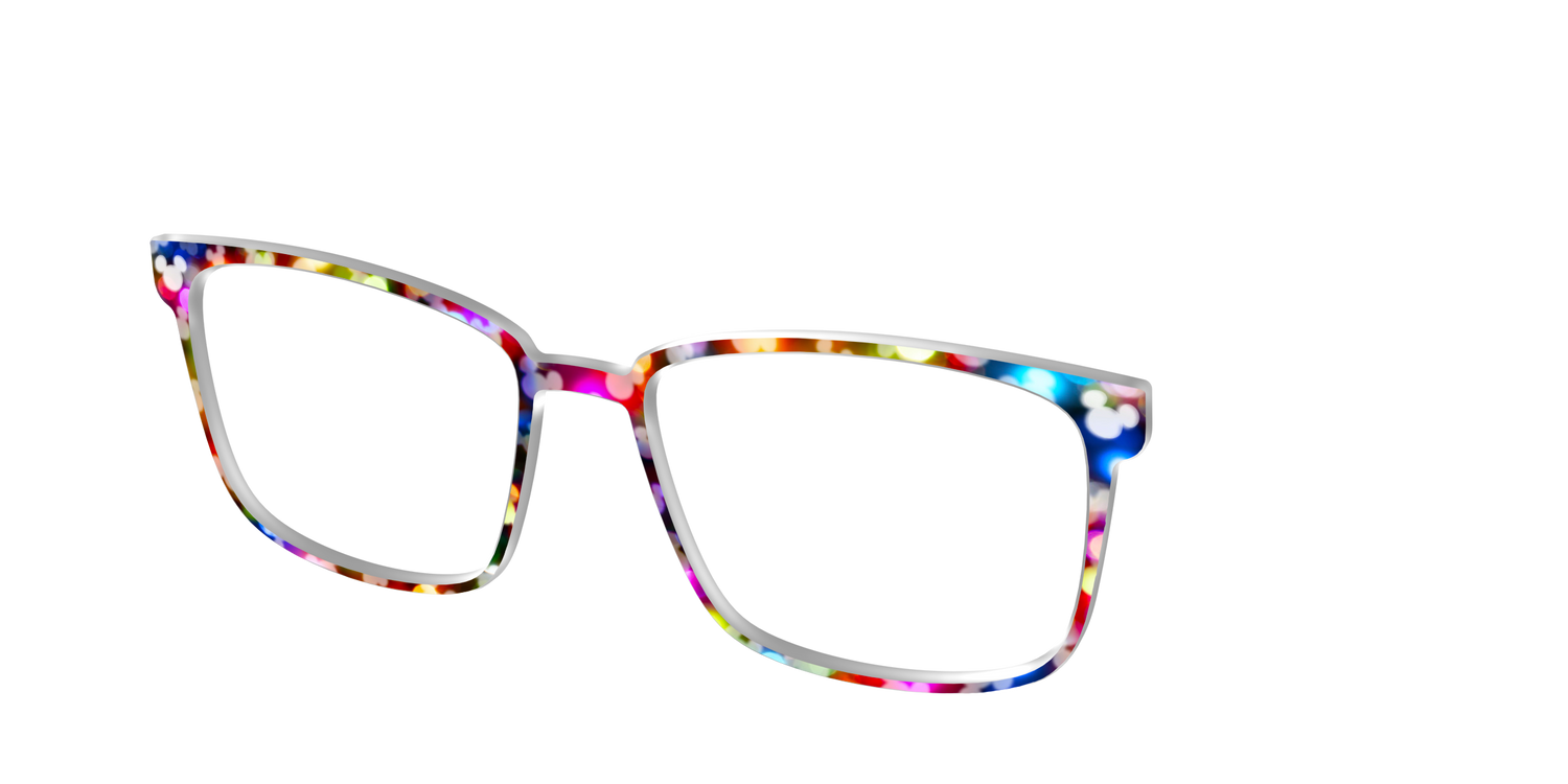 The Mickey Bokeh - Angle Top Image - Pair Eyewear