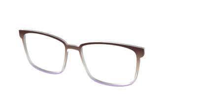 The Mocha to Light Lavender Gradient - Angle Top Thumbnail - Pair Eyewear