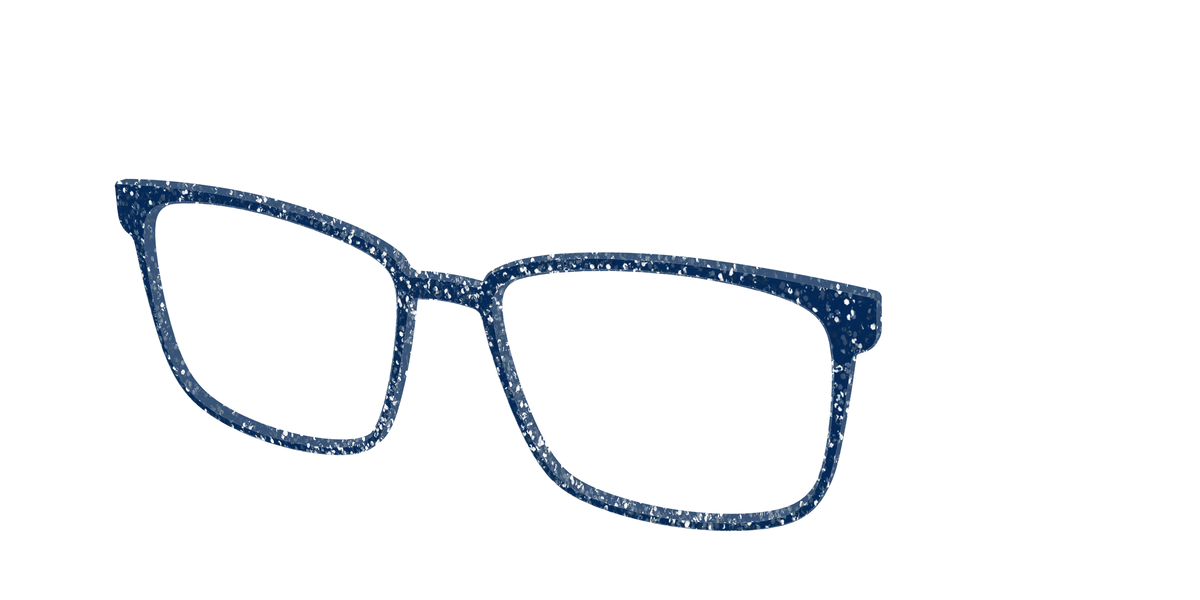The Navy Sparkle - Angle Top Image - Pair Eyewear