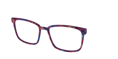 The Ombre Plaid - Angle Top Thumbnail - Pair Eyewear