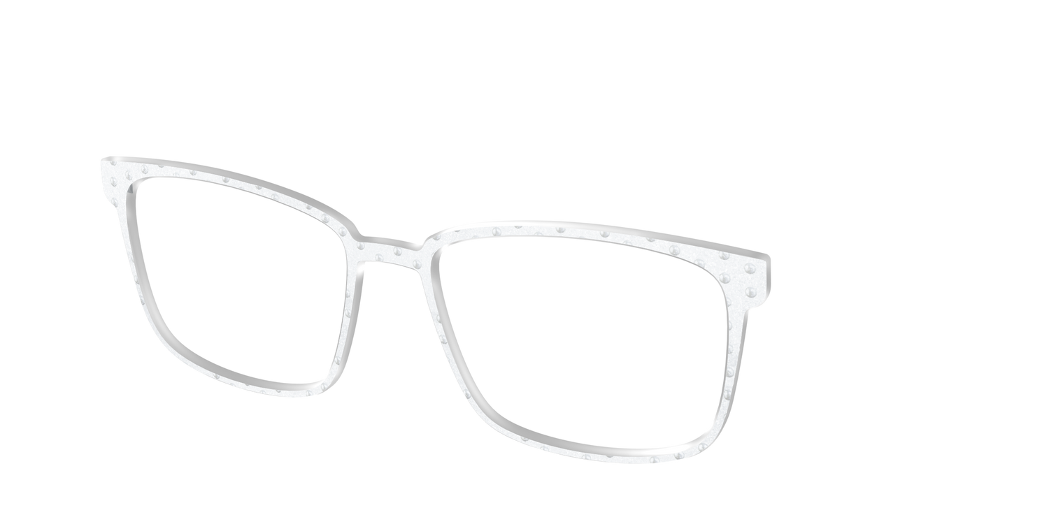 The Pearl Shimmer Polka Dots - Angle Top Image - Pair Eyewear