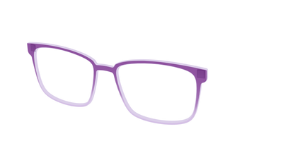 The Plum to Lilac Gradient Crystal - Angle Top Thumbnail - Pair Eyewear