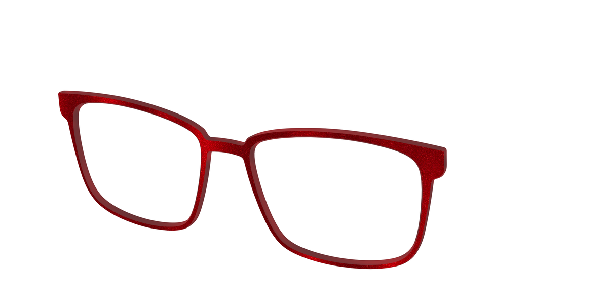 The Red Shimmer - Angle Top Image - Pair Eyewear
