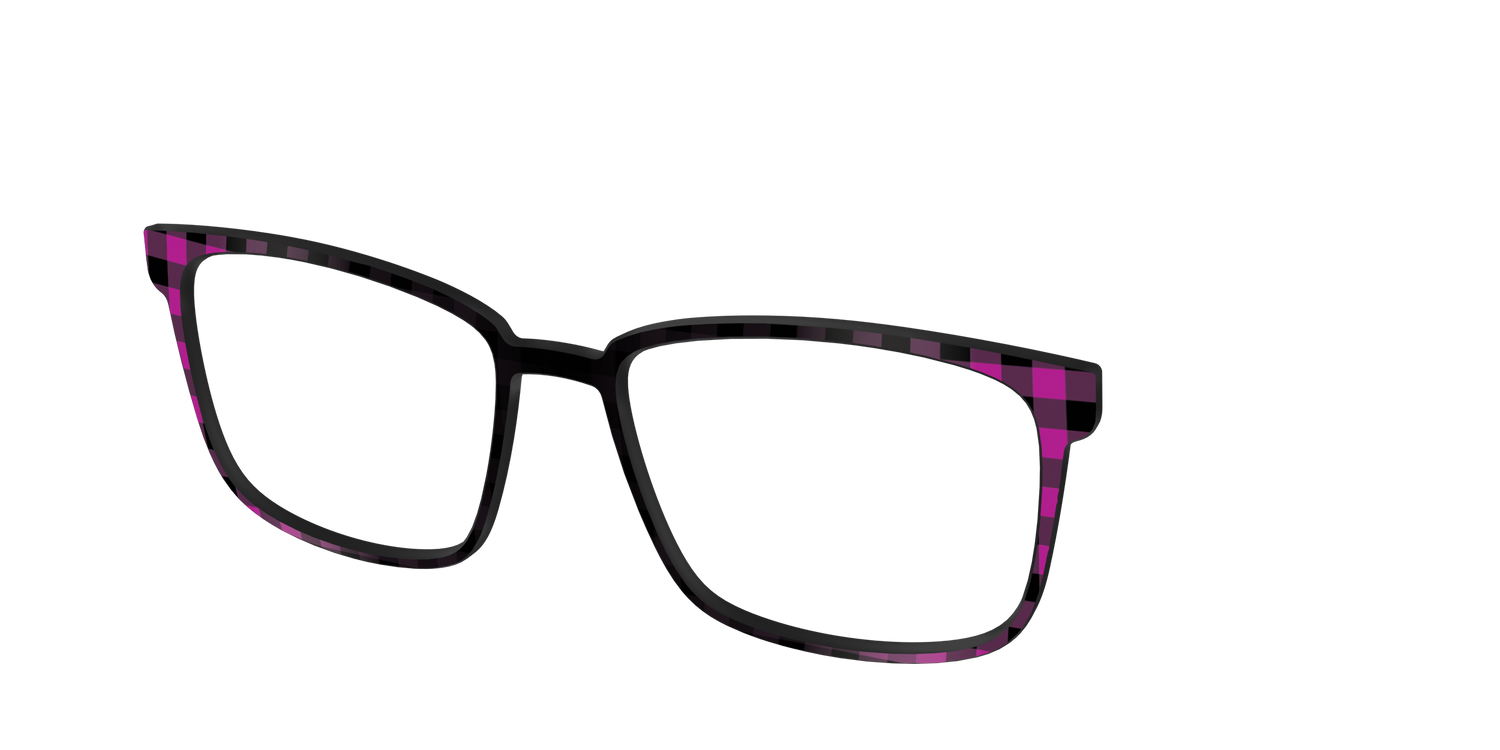 The Reimagined Plaid - Angle Top Image - Pair Eyewear